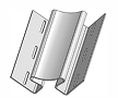 Soffit Auxiliary Inside Corner Trim